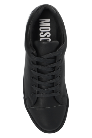 Black Sneakers with logo Moschino - SchaferandweinerShops KR